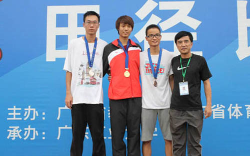 仲钊同学打破省大运会纪录